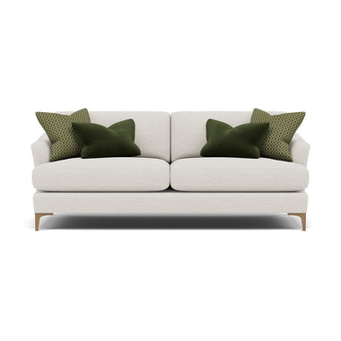 Tulip 3 Seater Sofa - 3 Seater Sofa Fabric 3 Seater Sofas Sterling Home 24 Pillow Pack 6 Feet - Light