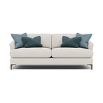Tulip 3 Seater Sofa - 3 Seater Sofa Fabric 3 Seater Sofas Sterling Home 1 Pillow Pack 7 Feet - Smoke