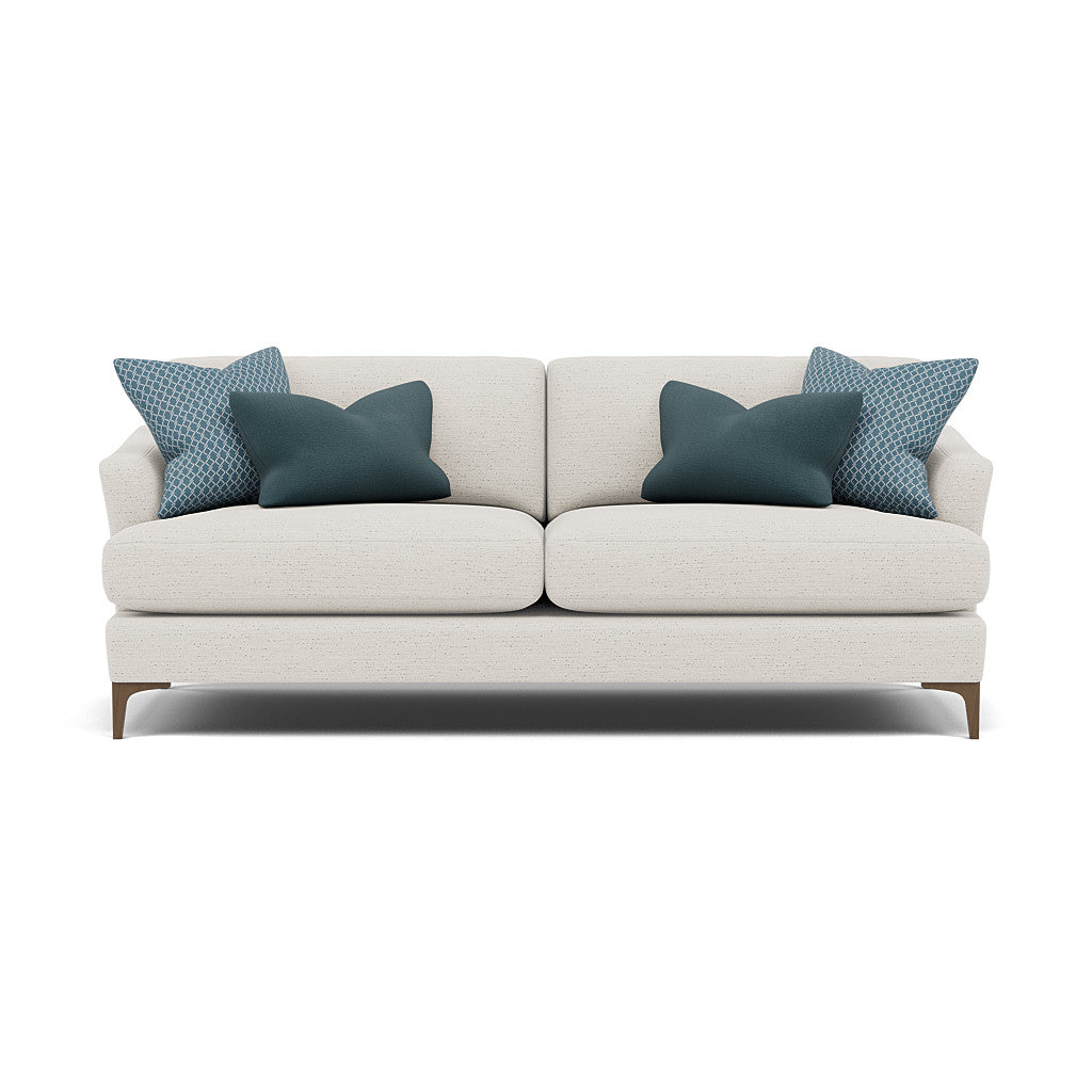 Tulip 3 Seater Sofa - 3 Seater Sofa Fabric 3 Seater Sofas Sterling Home 1 Pillow Pack 7 Feet - Smoke