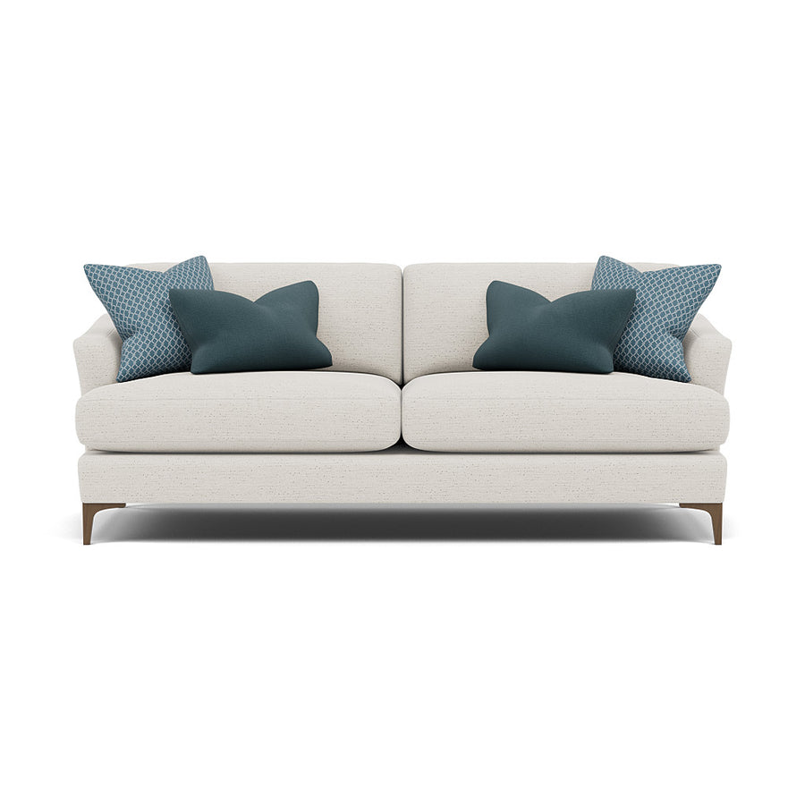 Tulip 3 Seater Sofa - 3 Seater Sofa Fabric 3 Seater Sofas Sterling Home 1 Pillow Pack 7 Feet - Smoke