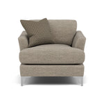 Tulip Armchair - Chair Fabric Armchairs Sterling Home 14 Pillow Pack 10 Brushed Chrome