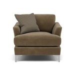 Tulip Armchair - Chair Fabric Armchairs Sterling Home 8 Pillow Pack 4 Brushed Chrome