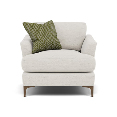 Tulip Armchair - Chair Fabric Armchairs Sterling Home 24 Pillow Pack 6 Feet - Smoke