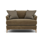 Tulip Loveseat - Cuddler Fabric Armchairs Sterling Home 20 Pillow Pack 4 Feet - Light