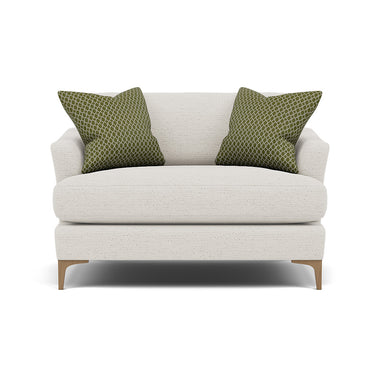 Tulip Loveseat - Cuddler Fabric Armchairs Sterling Home 24 Pillow Pack 6 Feet - Light
