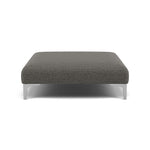 Tulip Footstool - Designer Stool Fabric Footstools Sterling Home 6 Brushed Chrome Avana Steel