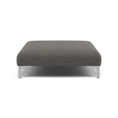 Tulip Footstool - Designer Stool Fabric Footstools Sterling Home 5 Brushed Chrome Avana Steel