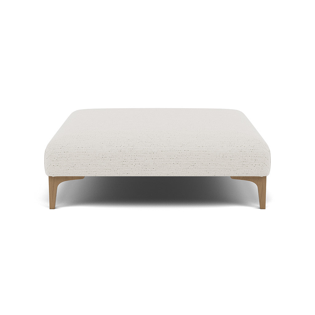 Tulip Footstool - Designer Stool Fabric Footstools Sterling Home 14 Feet - Light Avana Cream