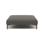 Tulip Footstool - Designer Stool Fabric Footstools Sterling Home 19 Feet - Smoke Avana Steel