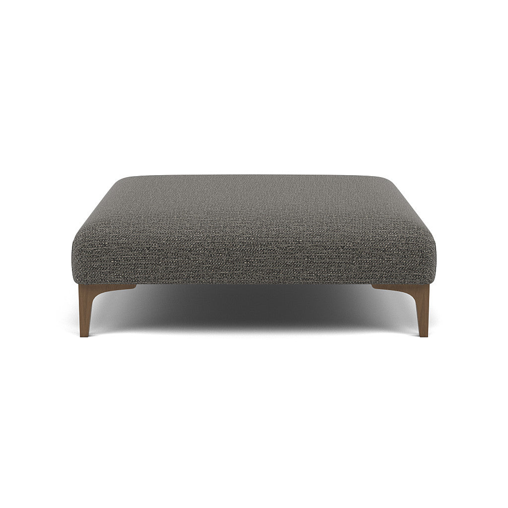 Tulip Footstool - Designer Stool Fabric Footstools Sterling Home 19 Feet - Smoke Avana Steel