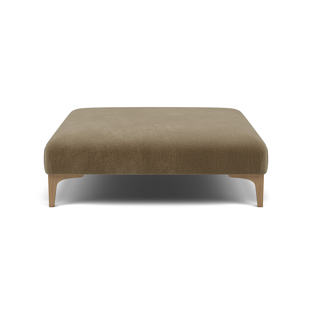 Tulip Footstool - Designer Stool Fabric Footstools Sterling Home 20 Feet - Light Manhattan Acorn