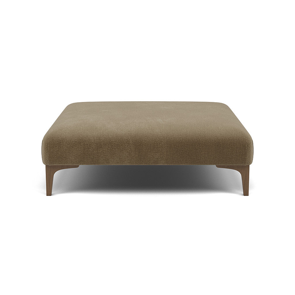 Tulip Footstool - Designer Stool Fabric Footstools Sterling Home 21 Feet - Smoke Manhattan Acorn