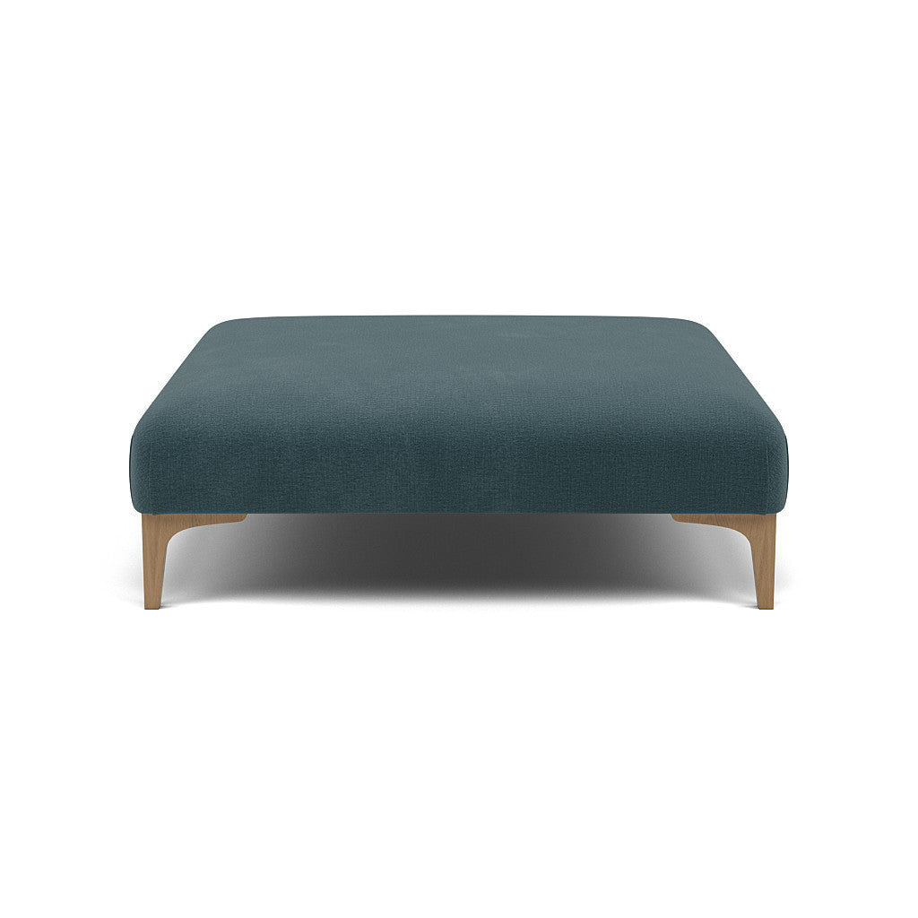 Tulip Footstool - Designer Stool Fabric Footstools Sterling Home 22 Feet - Light Manhattan Airforce