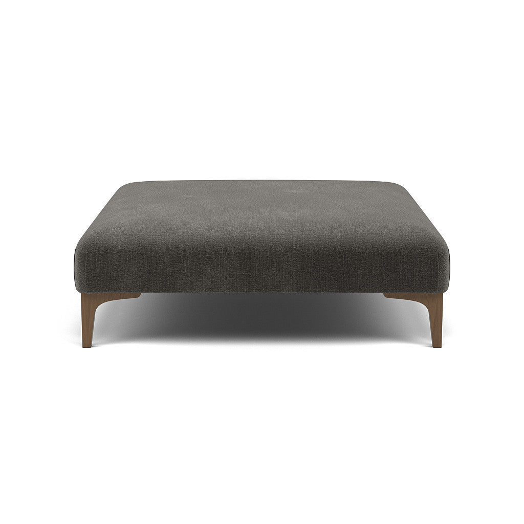 Tulip Footstool - Designer Stool Fabric Footstools Sterling Home 24 Feet - Smoke Manhattan Asphalt