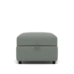 Tulip Storage Footstool - Storage Stool Fabric Footstools Sterling Home 1 Glides Avana Aqua