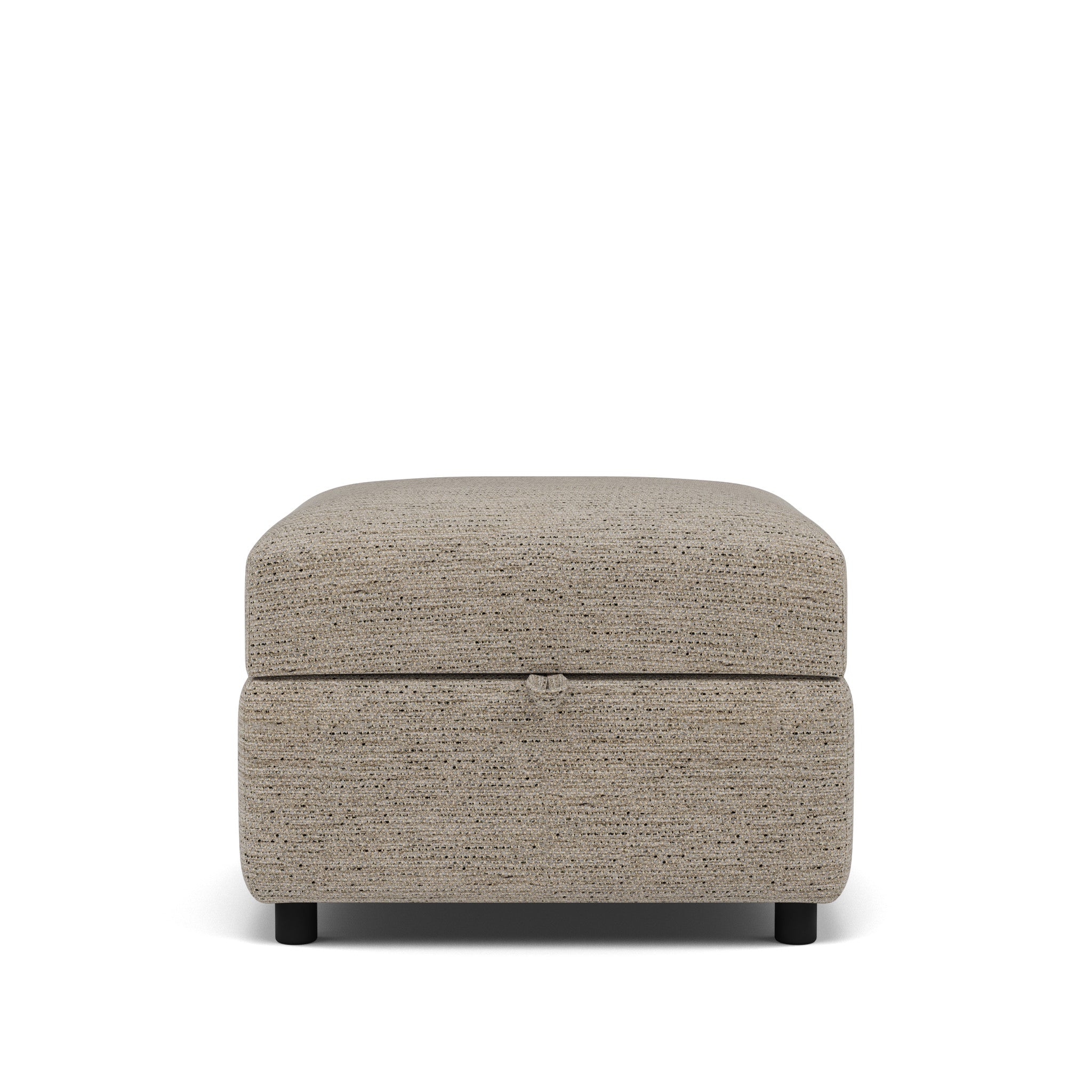 Tulip Storage Footstool - Storage Stool Fabric Footstools Sterling Home 4 Glides Avana Platinum