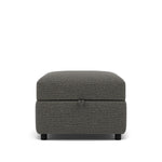 Tulip Storage Footstool - Storage Stool Fabric Footstools Sterling Home 5 Glides Avana Steel