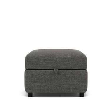 Tulip Storage Footstool - Storage Stool Fabric Footstools Sterling Home 5 Glides Avana Steel