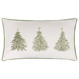 Twinkling Tree Trio Embroidered Cushion