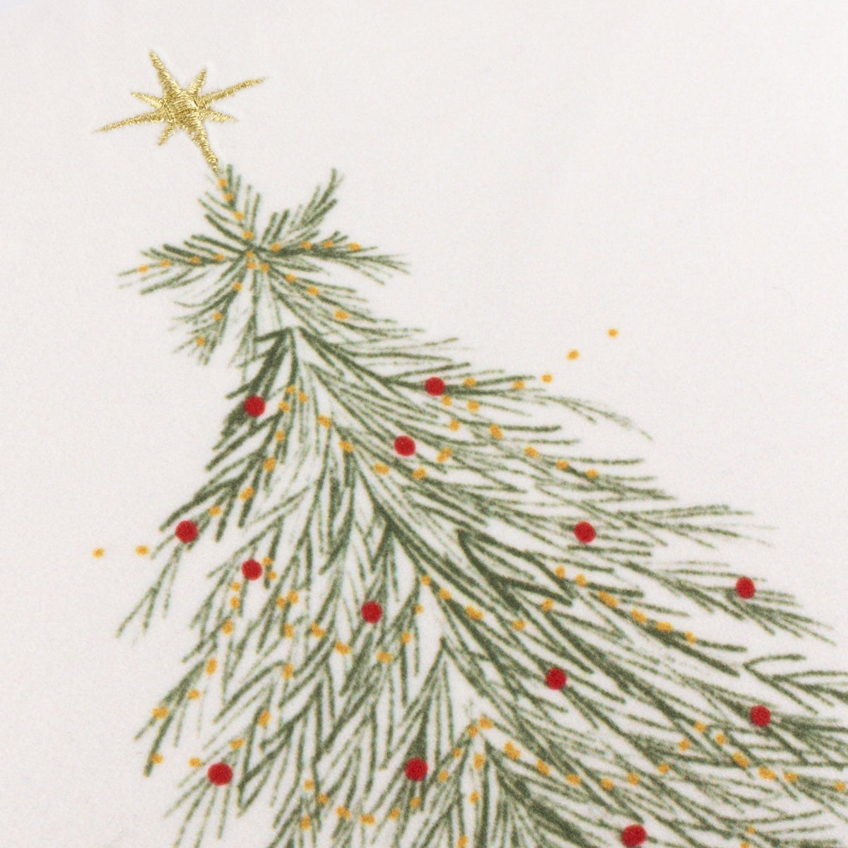 Twinkling Tree Trio Embroidered Cushion - Twinkling Tree Trio Embroidered Cushion 30X50CM Cushions Sterling Home 4