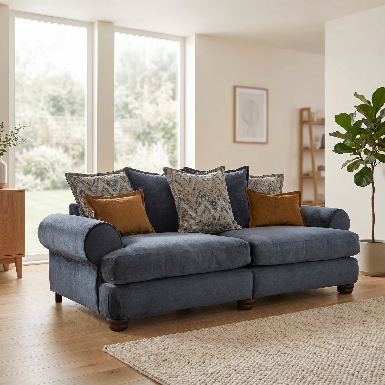 Tamsin 4 Seater Standard Back Sofa - 4 Seater Sofa 4 Seater Sofas Sterling Home 2