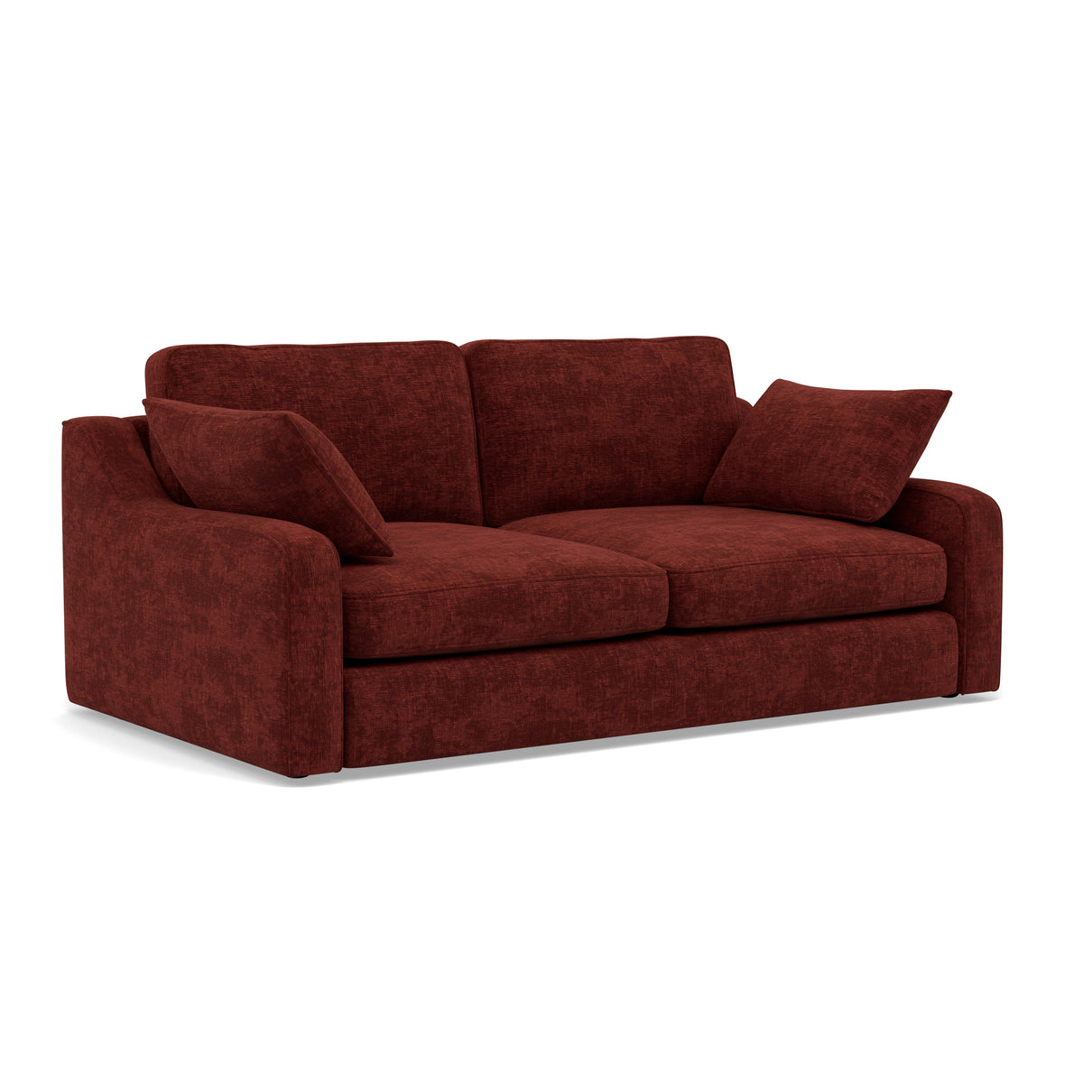 Thalia 2 Seater Sofa - Small Sofa Grade C — Standard Back / Zelda Burgundy, gallery image 1