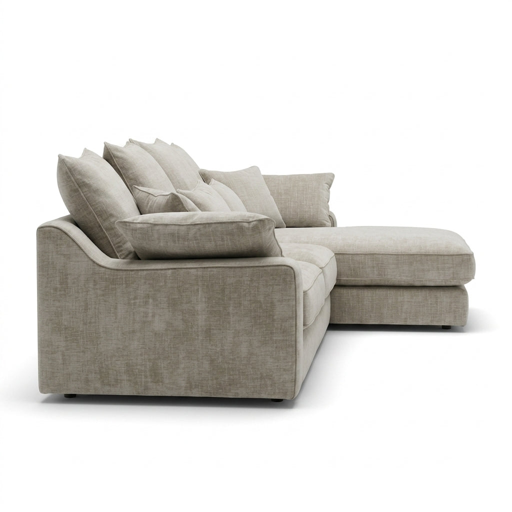 Thalia Large Chaise Pillow Back Sofa - Large Chaise Sofa RHF Grade C - Right Hand Facing Chaise Sofas Sterling Home 3