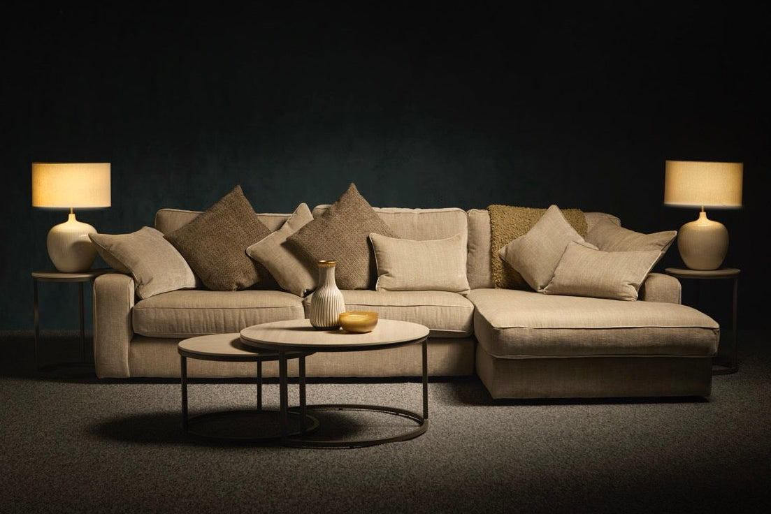 Thalia Large Chaise Pillow Back Sofa - Large Chaise Sofa RHF Grade C - Right Hand Facing Sofas Sterling Home 2