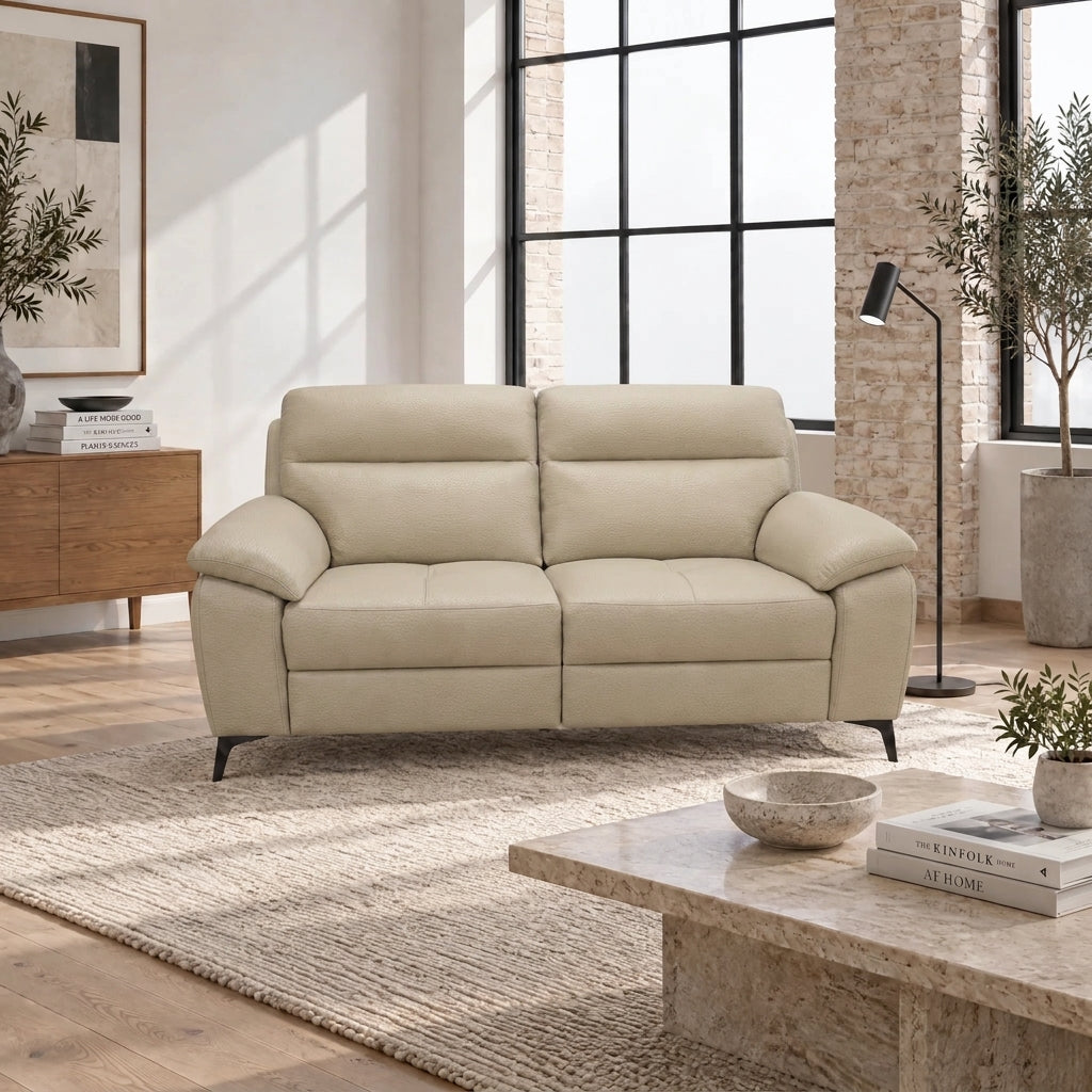 Nicoletti Vivaldi 2 Seater Sofa On Legs - 2 Seater Sofa on Legs CB Torello — Torello PS 312 Taupe, gallery image 1