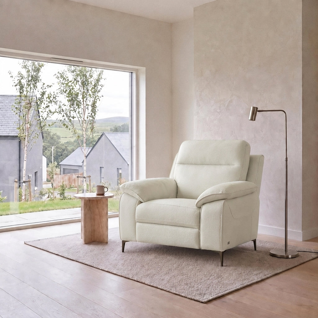 Nicoletti Vivaldi Armchair On Legs  - Chair on Legs CB Torello — Torello PS Bianco 93, gallery image 1