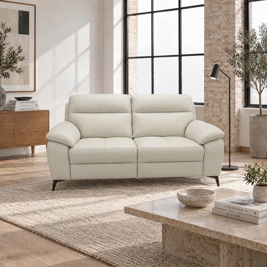 Nicoletti Vivaldi 2 Seater Sofa On Legs - 2 Seater Sofa on Legs CB Torello — Torello PS Bianco 93, gallery image 1