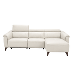 Nicoletti Verdi Chaise Sofa with Power Recliner & Lumbar Support - Chaise Sofa with Power Recl & Lumbar Support CB Torello - Power with Power Lumbar & USB Chaise Sofas Sterling Home 1 Torello PS Bianco 93
