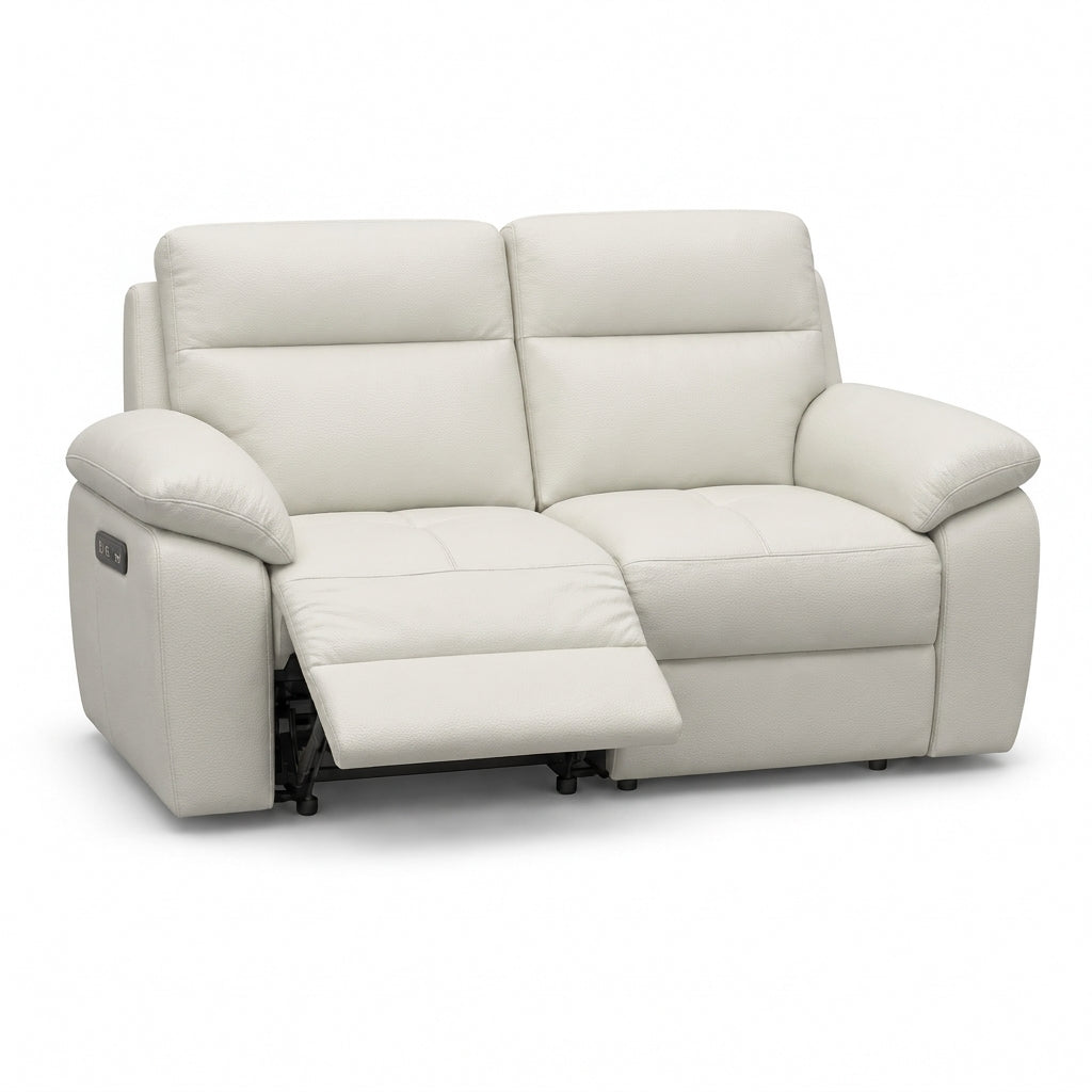 Nicoletti Vivaldi 2 Seater Recliner Sofa - 2 Seater Double Power Recliner CB Torello - Power Recliner with USB-C