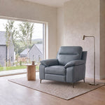 Nicoletti Vivaldi Armchair On Legs  - Chair on Legs CB Torello — Torello PS Blu -S 81, gallery image 1