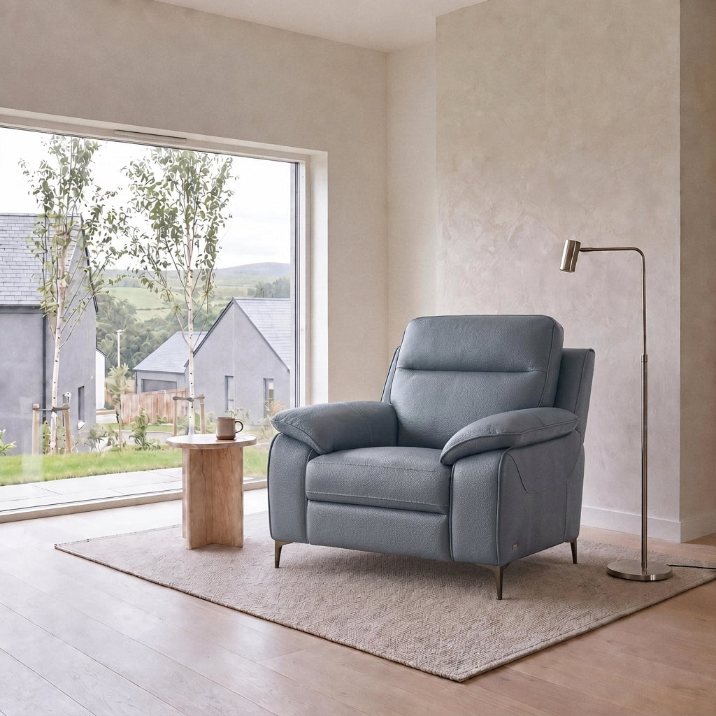 Nicoletti Vivaldi Armchair On Legs  - Chair on Legs CB Torello — Torello PS Blu -S 81, gallery image 1