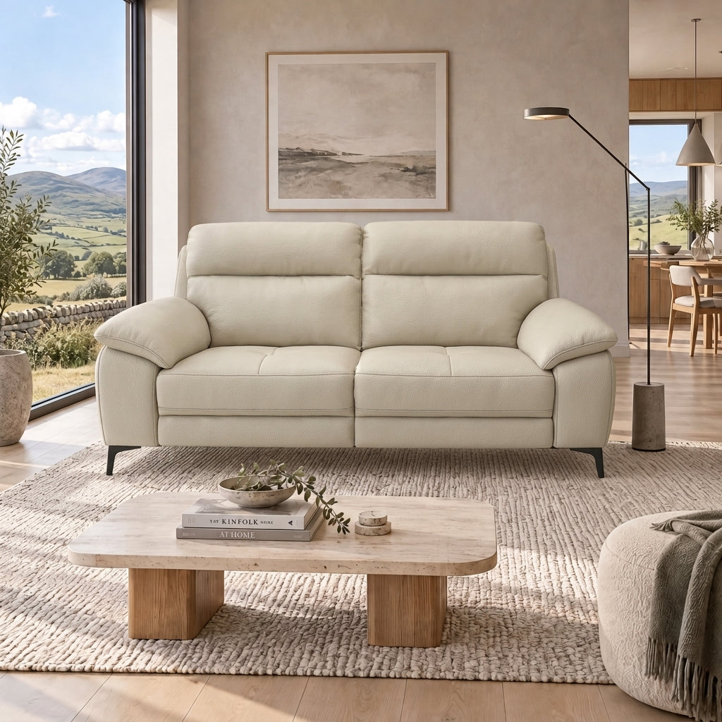 Nicoletti Vivaldi 3 Seater Sofa On Legs  - 3 Seater Sofa on Legs CB Torello — Torello PS Fango 352, gallery image 1