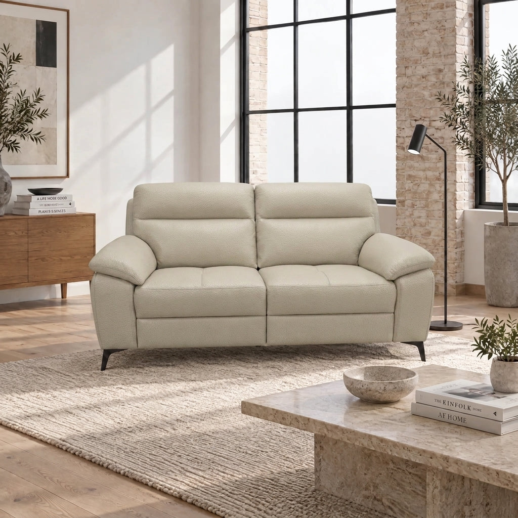 Nicoletti Vivaldi 2 Seater Sofa On Legs - 2 Seater Sofa on Legs CB Torello — Torello PS Fango 352, gallery image 1