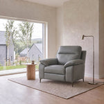 Nicoletti Vivaldi Armchair On Legs  - Chair on Legs CB Torello — Torello PS Grigio Scuro 327, gallery image 1