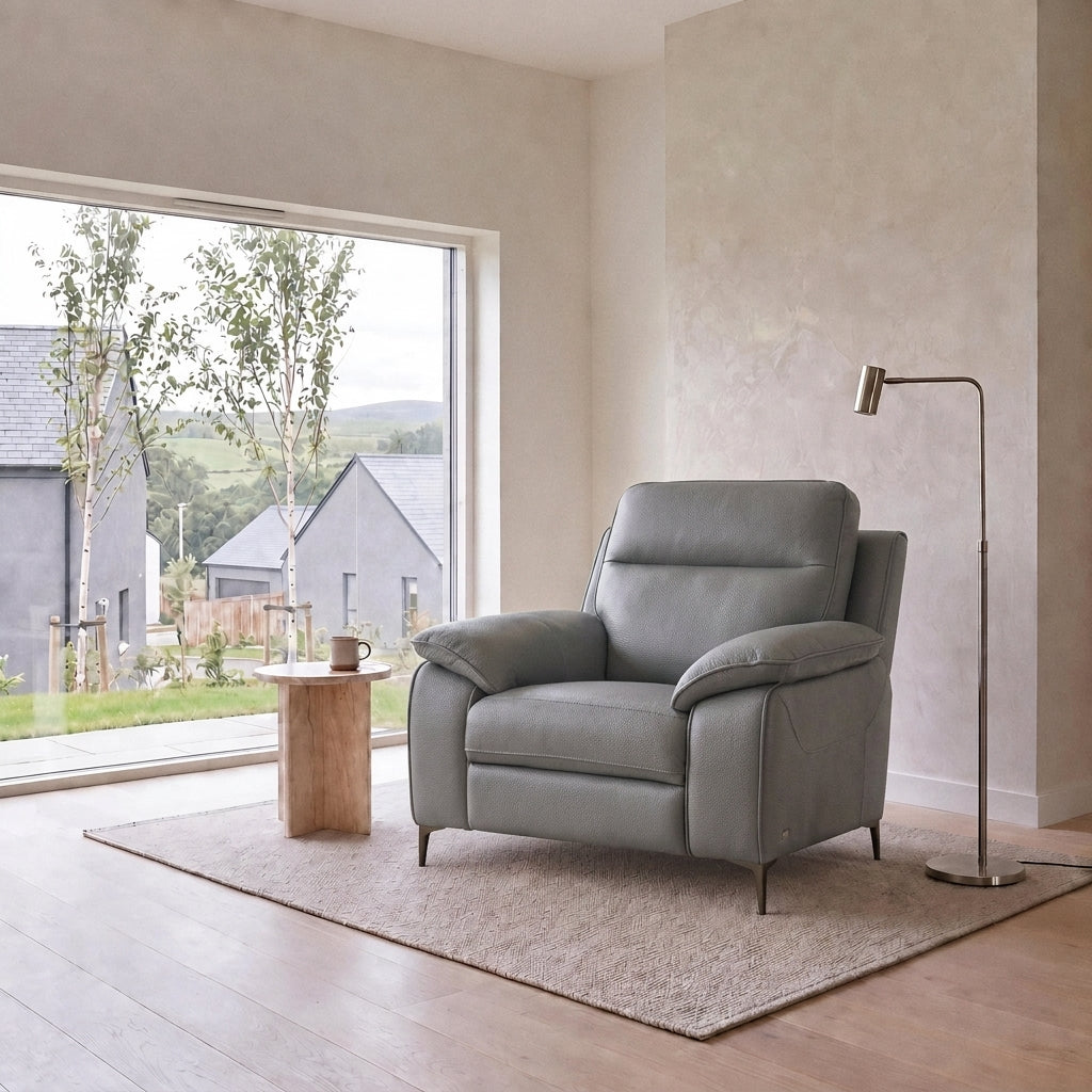 Nicoletti Vivaldi Armchair On Legs  - Chair on Legs CB Torello — Torello PS Grigio Scuro 327, gallery image 1