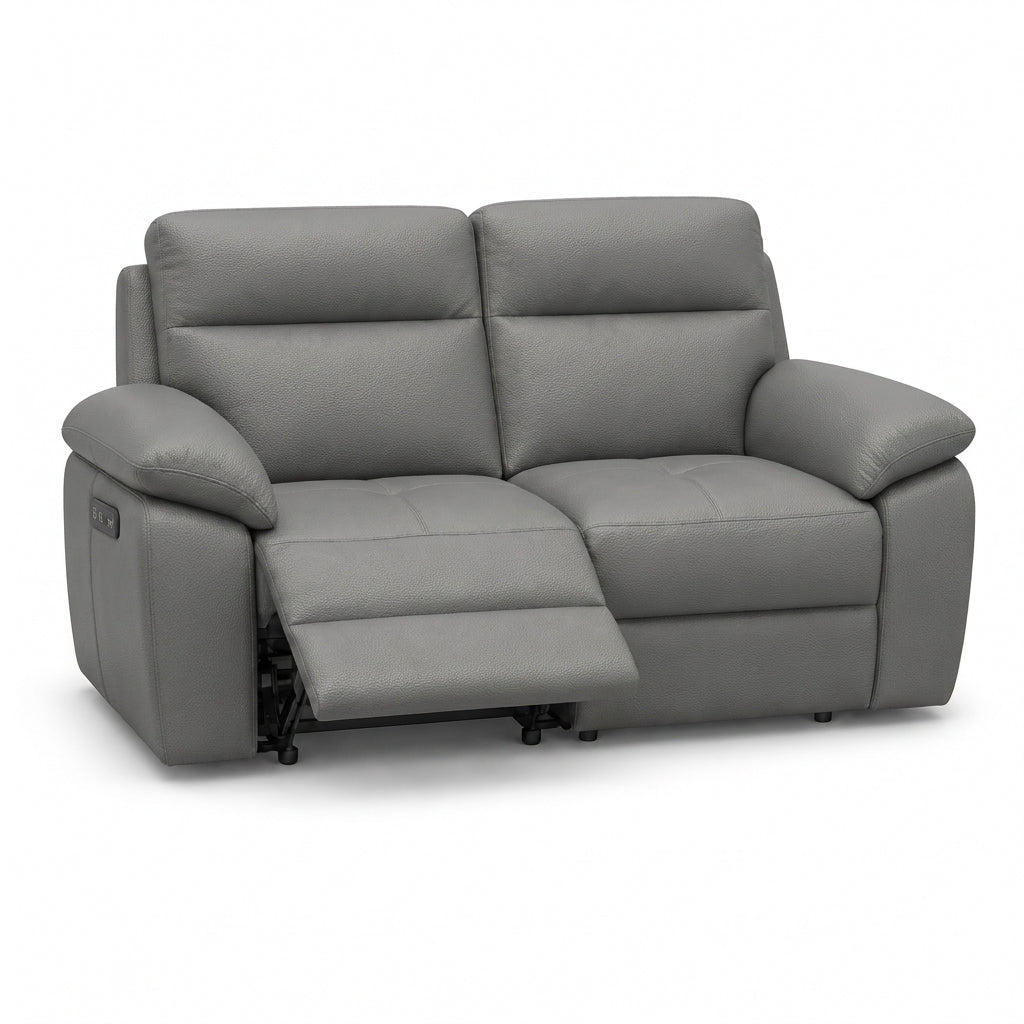 Nicoletti Vivaldi 2 Seater Recliner Sofa - 2 Seater Double Power Recliner CB Torello - Power Recliner with USB-C