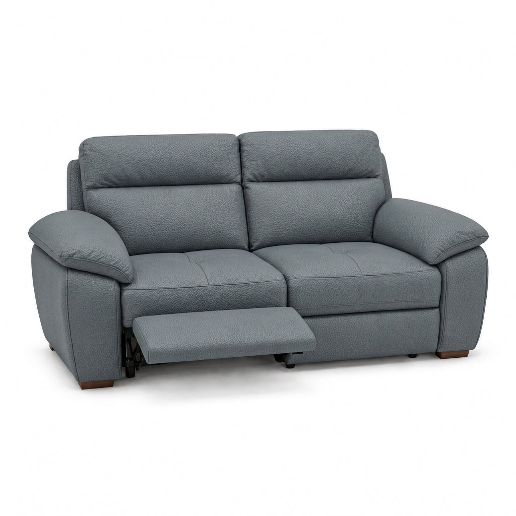 Nicoletti Vivaldi 3 Seater Recliner Sofa    - 3 Seater Double Power Recliner CB Torello - Power Recliner with USB-C — Torello PS Grigio Scuro 327, gallery image 1