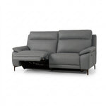 Nicoletti Vivaldi 3 Seater Recliner Sofa On Legs - 3 Seater Double Power Recliner on Legs CB Torello - Power Recliner with USB-C 3 Seater Sofas Sterling Home 5 Torello PS Grigio Scuro 327