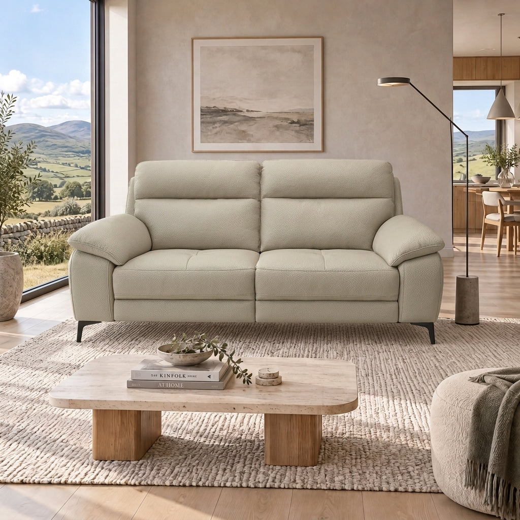 Nicoletti Vivaldi 3 Seater Sofa On Legs  - 3 Seater Sofa on Legs CB Torello — Torello PS Tortora 328, gallery image 1