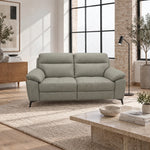 Nicoletti Vivaldi 2 Seater Sofa On Legs - 2 Seater Sofa on Legs CB Torello — Torello PS Tortora 328, gallery image 1