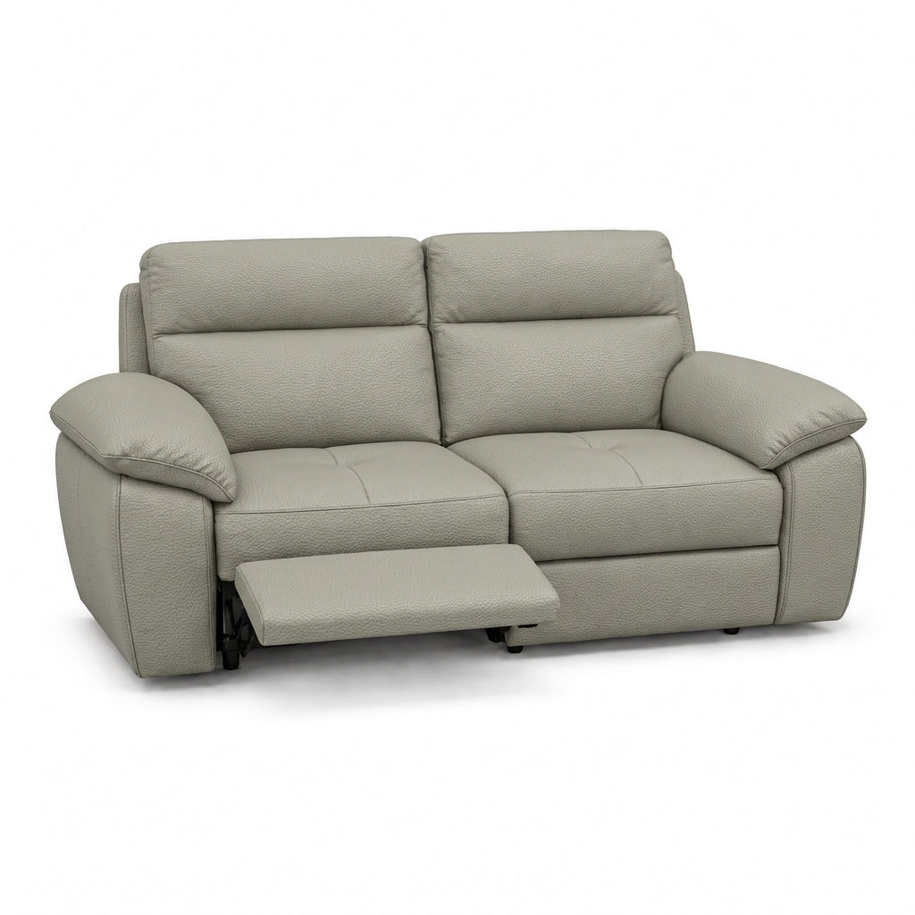 Nicoletti Vivaldi 3 Seater Recliner Sofa    - 3 Seater Double Power Recliner CB Torello - Power Recliner with USB-C — Torello PS Tortora 328, gallery image 1