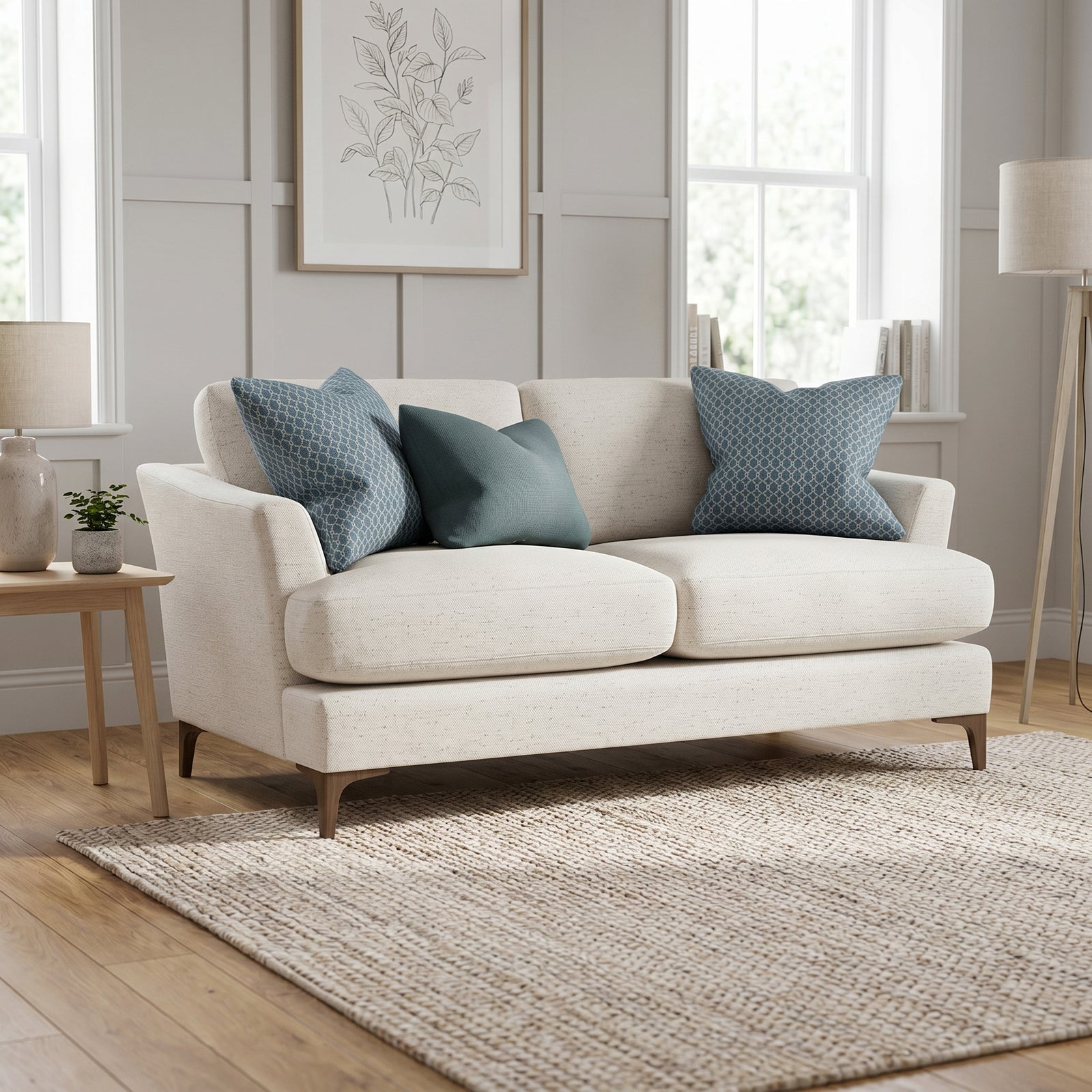 Tulip 2 Seater Sofa - 2 Seater Sofa Fabric 2 Seater Sofas Sterling Home 2
