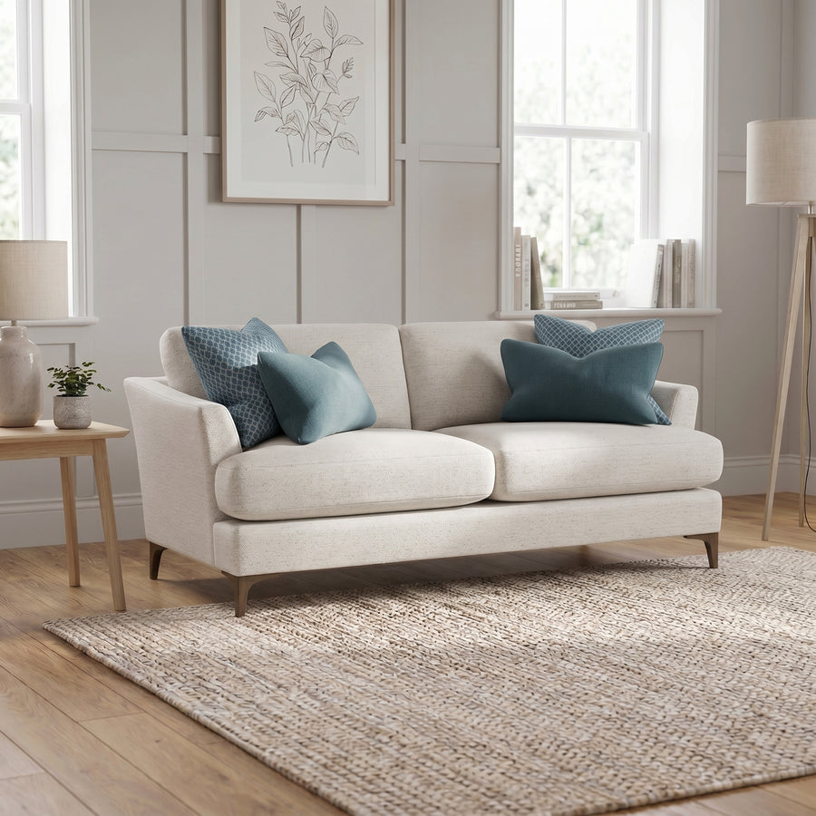 Tulip Small 3 Seater Sofa - 2.5 Seater Sofa Fabric 3 Seater Sofas Sterling Home 2