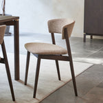 Antigua Dining Chair - Dining Chair Espresso Oil / Latte Fabric Sterling Home 2