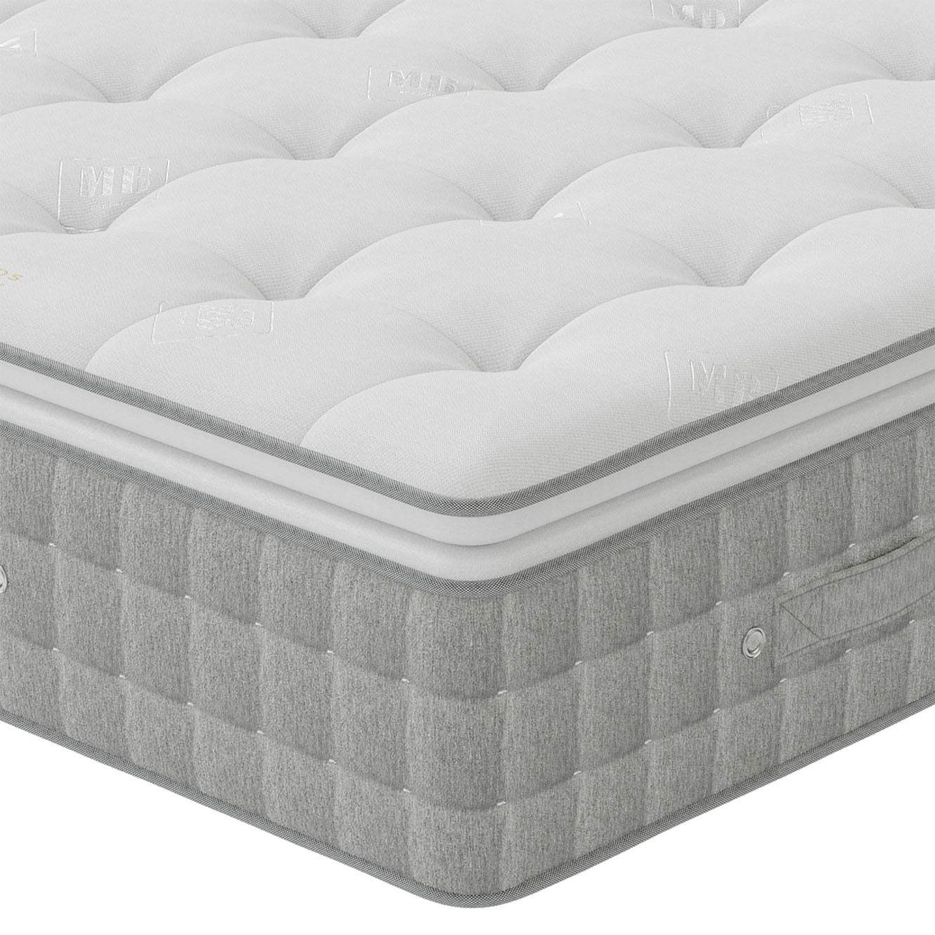 Millbrook Elaris Luxury 4000 Divan Bed Set - P/T Divan Set 180 x 200cm - Super King Sterling Home 4
