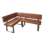 Bourton 135cm Compact Table, Corner Bench + Low Bench Sterling Home 3